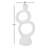 11'' H Wood Tabletop Candlestick