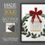 «Christmas Holiday Art CMIII», reproduction encadrée - bois massif-423092439-423092445