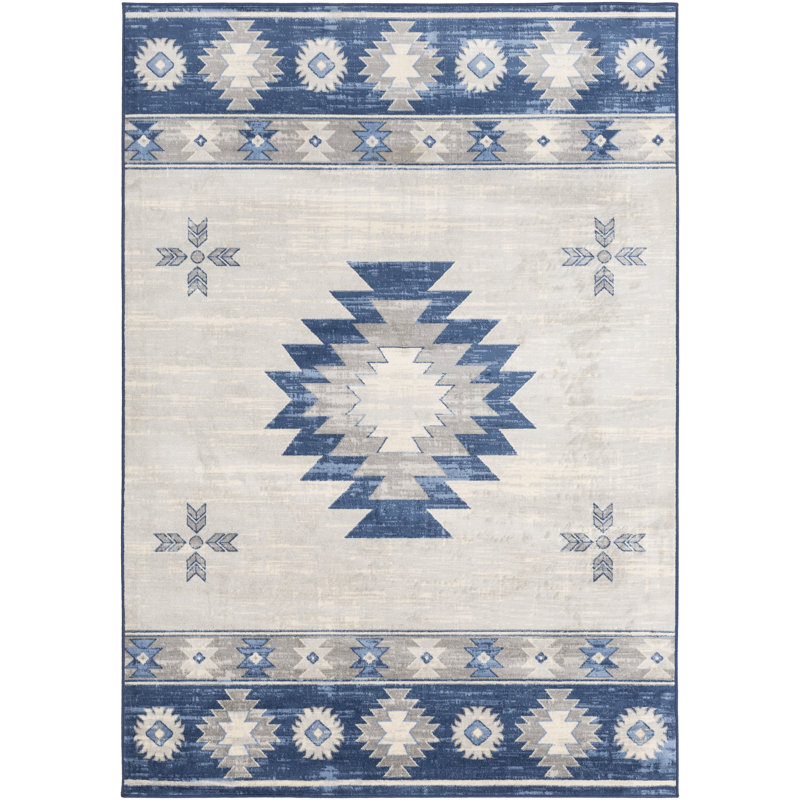 Worthing Southwestern Indoor Rug, Rectangle 2' x 3'