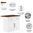 Jorianna Solid Wood Top Kitchen Island