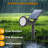 WELALO Solar Spot Lights Outdoor Waterproof for Flag, [8 Pack/4 Modes] Landscape Spotlights 180° Adjustable Solar Powered Lights for Walkway Pathway Tree Yard Garden Wall Driveway Statue-107823640