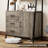 68.9"H Ladder Bookcase With 3 Drawers, 1 Cabinet With Adjustable Shelf-631607327