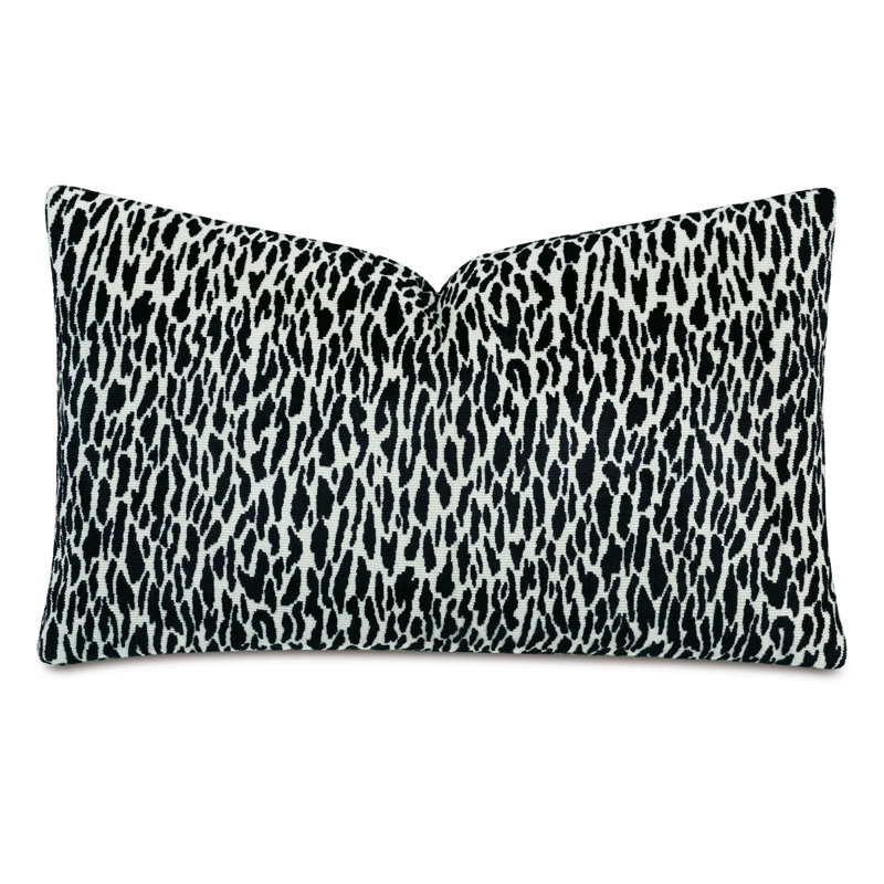Boutique Lumbar Pillow Cover & Insert, Earl Onyx