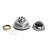 Standard Sink Basket Strainer, Stainless Steel Body and Basket. Rubber Stopper w/ Metal