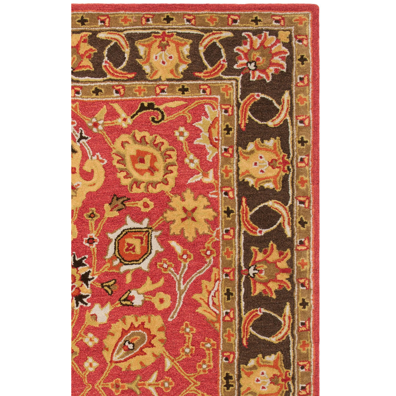 Kuhlman Hand Tufted Wool Oriental Rug, Rectangle 8' x 10'