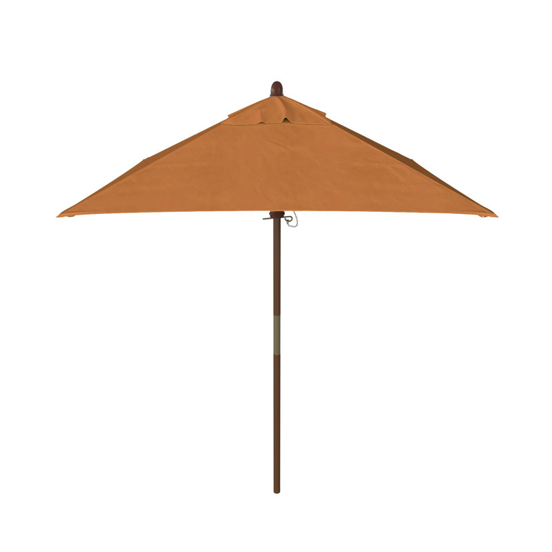 Parasol de marché 6 pi Nicodem, Toile Sunbrella® toscan