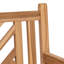 Banc vidaXL brun en bois de teck massif 59,06 x 23,62 x 35,43