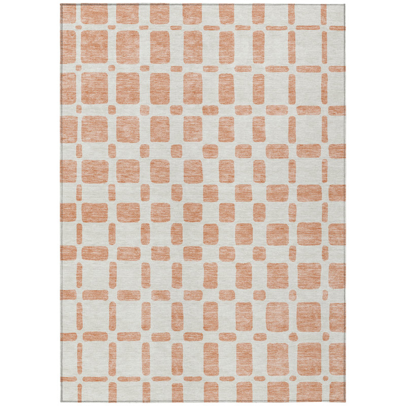 Chasadee Geometric Indoor Rug, Rectangle 9' x 12'