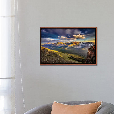 Parc national des montagnes Rocheuses, Colorado, États-Unis Paysage montagneux et Valley au coucher du soleil par Jaynes Gallery-impression d’art graphique