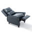 Ameiah Upholstered Faux Leather Manual Push Back Recliner Chair with Wingback-1069224019