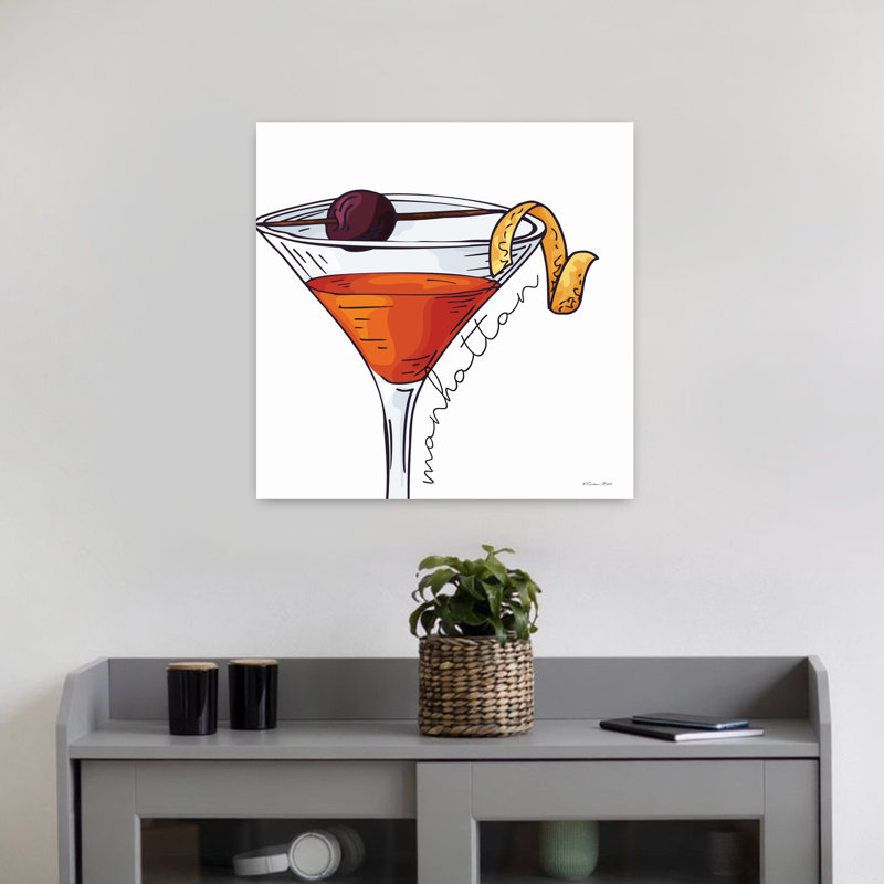 Manhattan, art contemporain, H 18 po x l 18 po