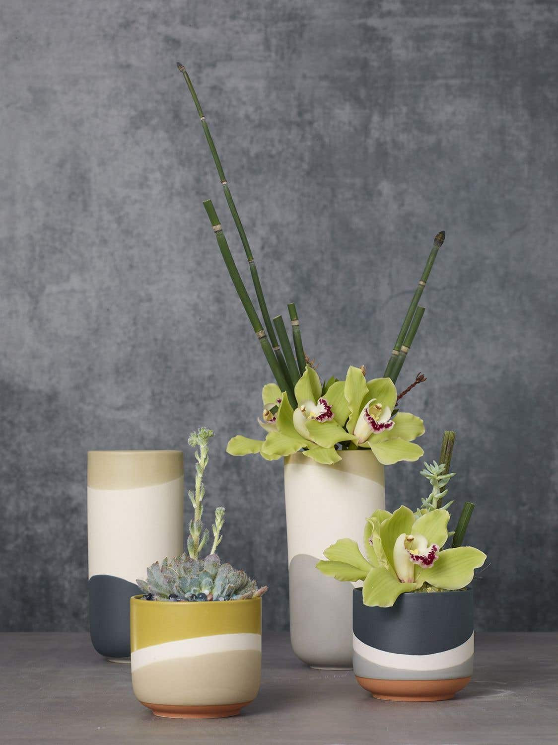 Tami 7.75'' Handmade Ceramic Table Vase, Yellow