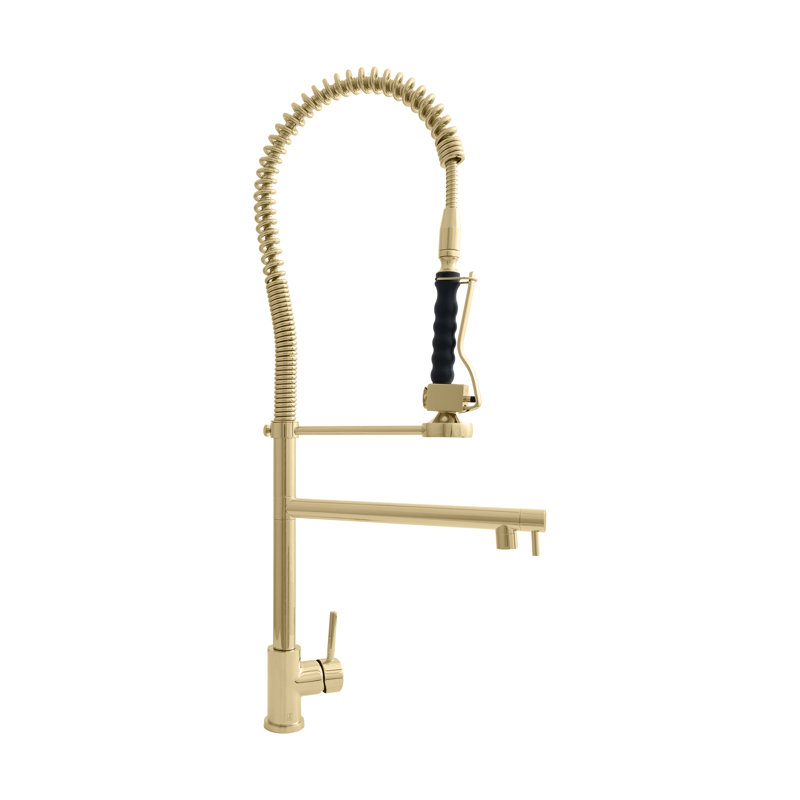 ZLINE Van Gogh Kitchen Faucet, Polished Gold