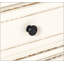 Antique White And Brown-Grey Finish 6-Drawer Dresser With Black Knobs, Durable And Stylish Bedroom Storage Solution