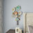 Metal Bouquet Floral Multi Colored Wall Decor with Mesh and Wire Details