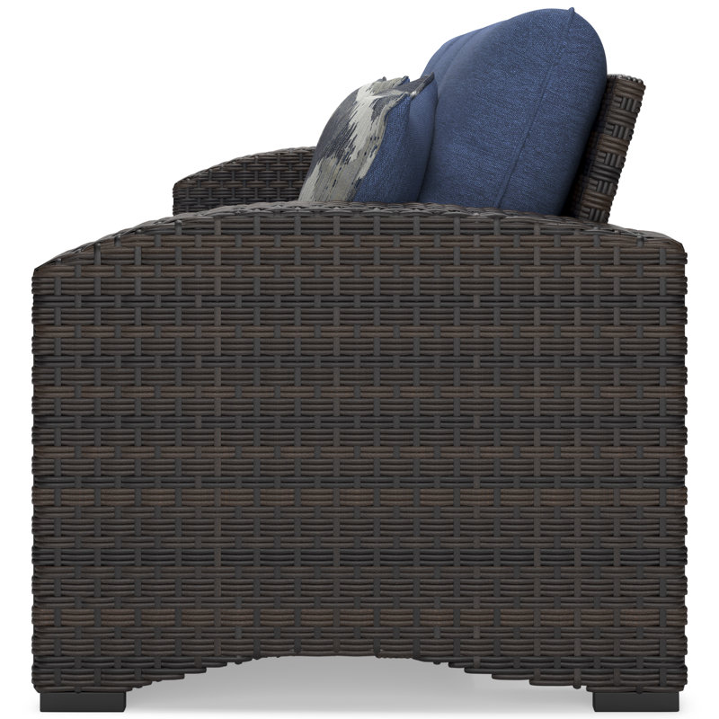 Genni 80.38'' Outdoor Patio Sofa