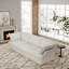 Canapé modulaire rembourré en lin avec repose-pieds 5 pièces Fairford-862848580