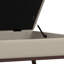 Repose-pieds capitonné carré Mid-Century avec beaucoup de rangement Owen-106572049