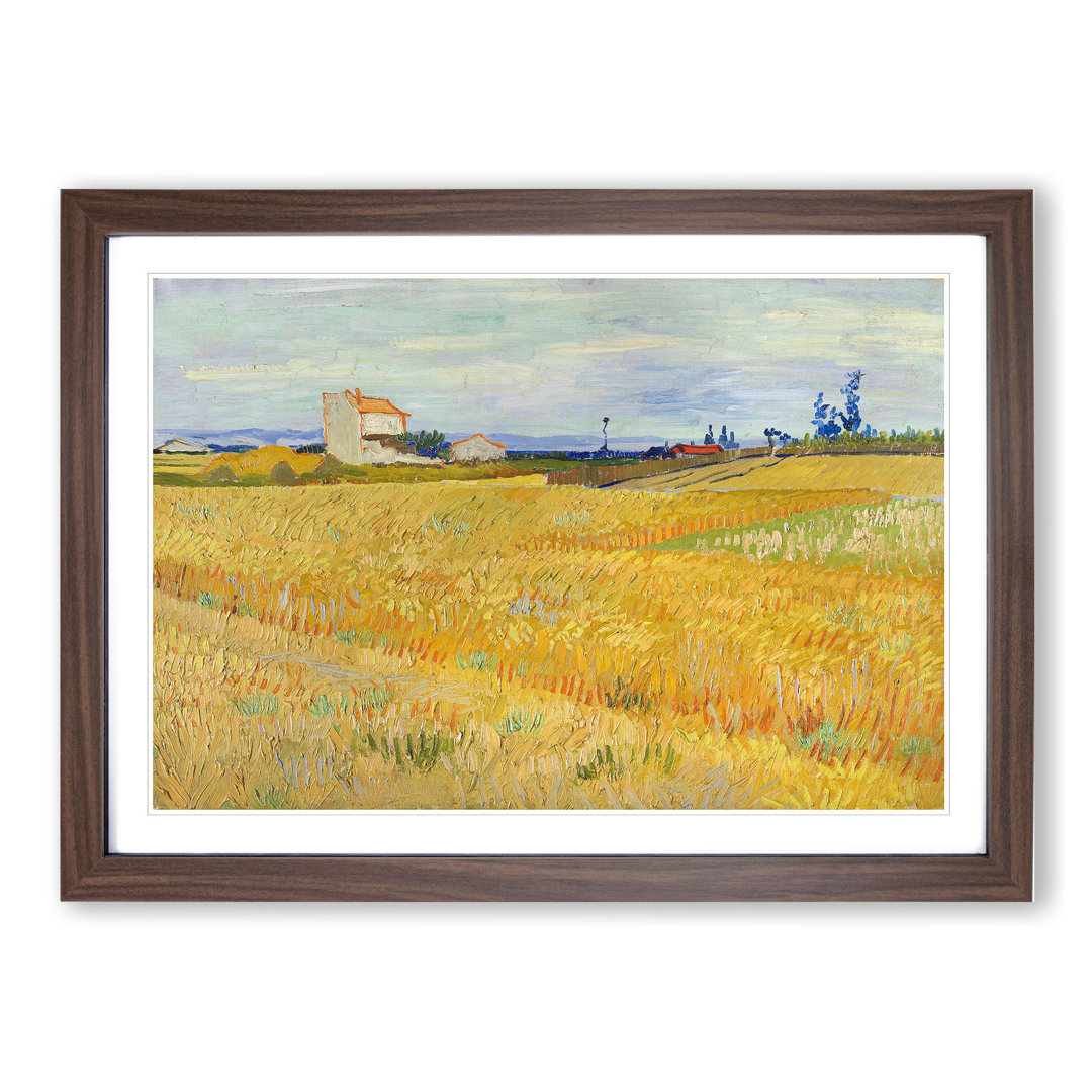 Wheat Field by Vincent Van Gogh - Picture Frame Painting