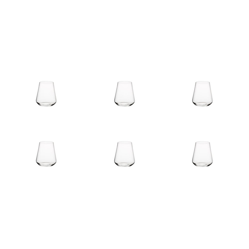 470 ml Handmade Stemless Wine Glass Set