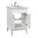 Antony 24'' Single Bathroom Vanity with Marble Top