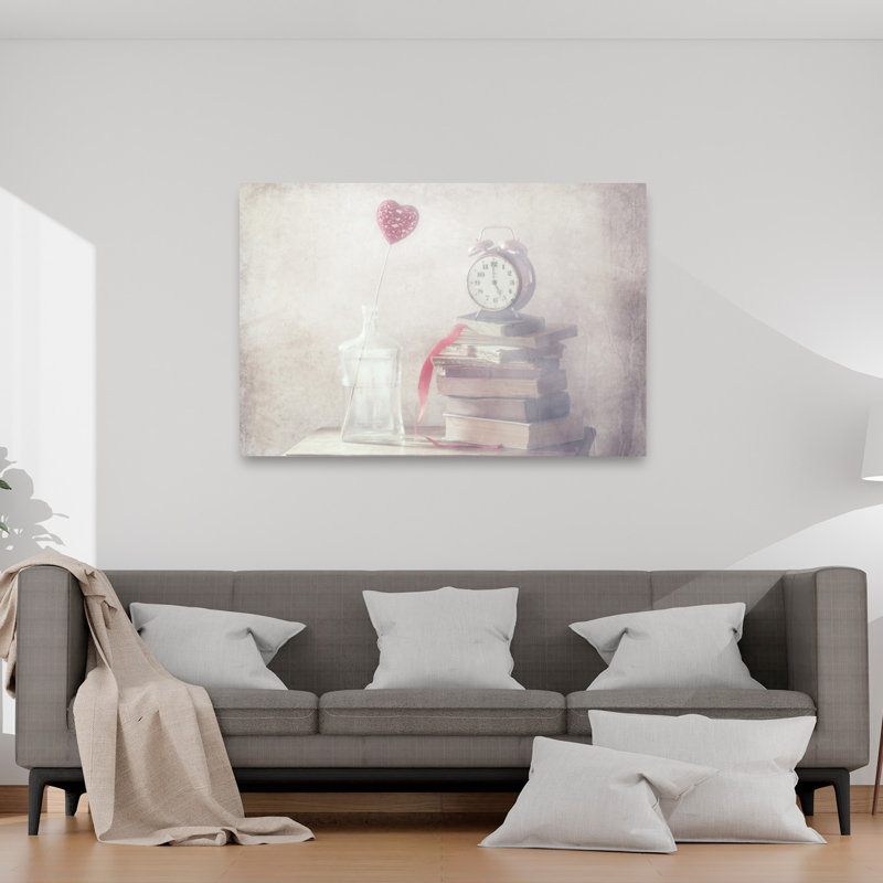 Affiche murale vintage romantique et rêveuse « L'amour rêveur », H 40 po x l 60 po