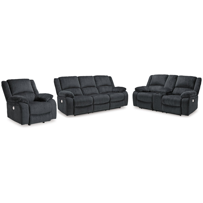 Canapé, causeuse et fauteuil inclinable électrique Draycoll