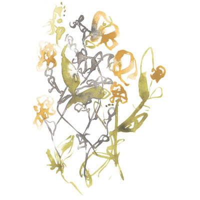 Jaune et gris I