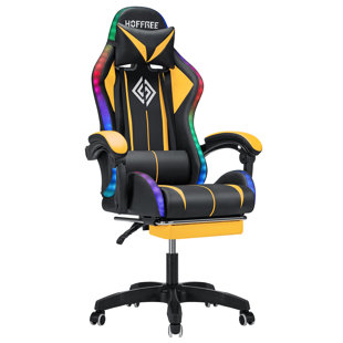 BOSSIN Gaming Chairs with Footrest,2022 Leather Game Chair for Adults,Big and Tall Gamer Chair with Headrest and Lumbar Support, Purple