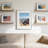 16X24 Inch Picture Frame With Mat For 12X18 Photo - Modern White Metal Poster Frame With Tempered Glass And Wall Hanging Kit