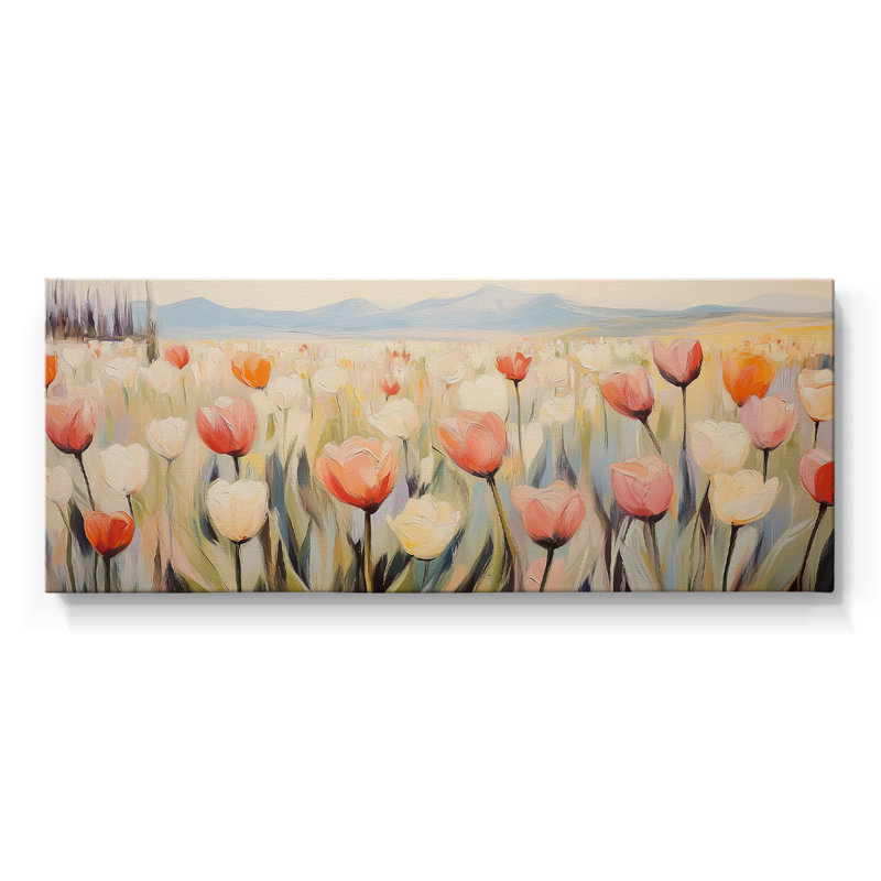 Botanical Series-CLV- Toile tendue avec châssis - Prêt à accrocher, H 20 po x l 50 po