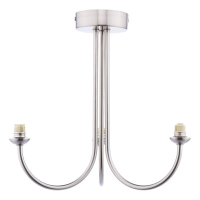 JARED 3LT SEMI FLUSH FRAME ONLY