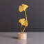 Statuette de feuille de ginkgo décorative moderne en fer, ornement de bureau pour table d'entrée, courte-838818798