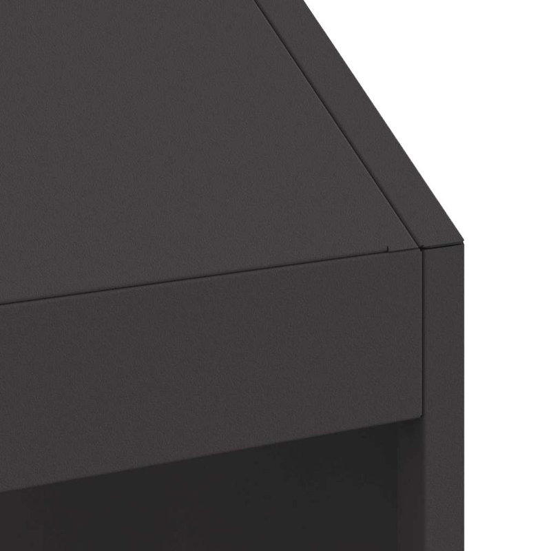 Modern Fire Pit, Black