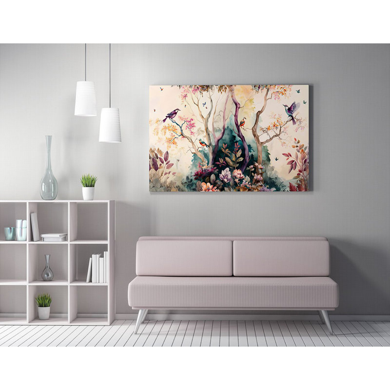 Peinture décorative sur toile