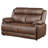 Jobari Upholstered Padded Arm Loveseat Dark Brown