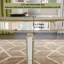 120cm Antique Mirrored Dining Table