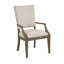 Fauteuil Baldrige en brun / beige