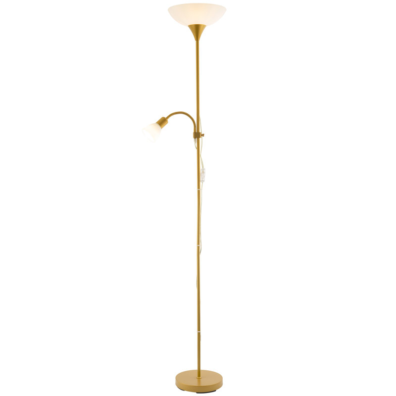 180cm Torchiere Floor Lamp, Satin