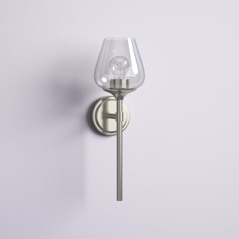 Ardeen Dimmable Bath Sconce, Brushed Nickel