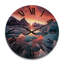 Horloge murale en bois massif Muskuran-1011178972