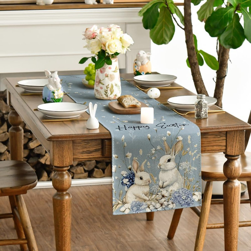 Chemin de table Bunny & Hydrangea