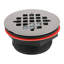 Base de douche d'angle en acrylique Streamline l 36 po x P 36 po, drain inclus