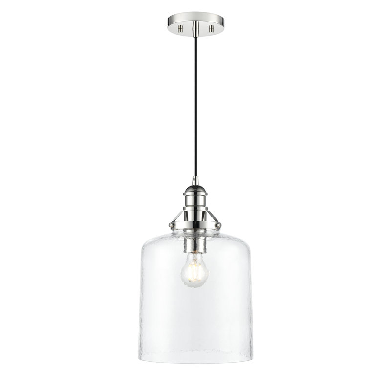 Aloni 10" Wide 1-Light Pendant , Polished Nickel