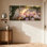 Hortensia fleuri jardin lierre fleur de soleil ensemble de 3 reproductions d'art sur toile