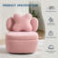 Upholstered Swivel Accent Chair-1468088501