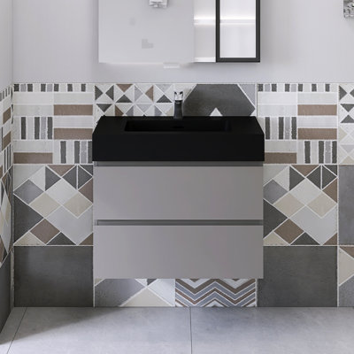 Ensemble de meuble-lavabo simple 29,9 po avec dessus Siglind