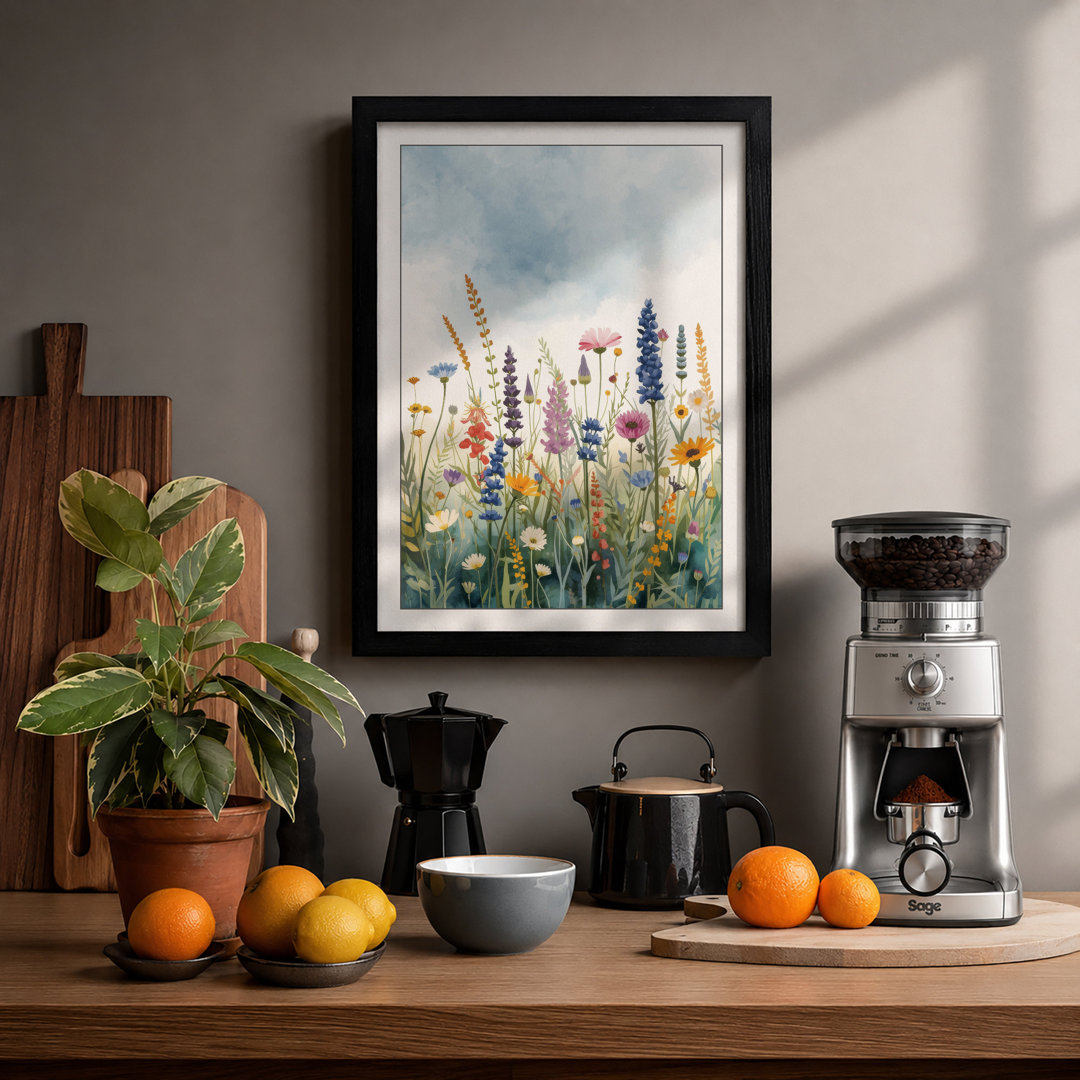 Wildflower Meadow Botanical - Framed Print