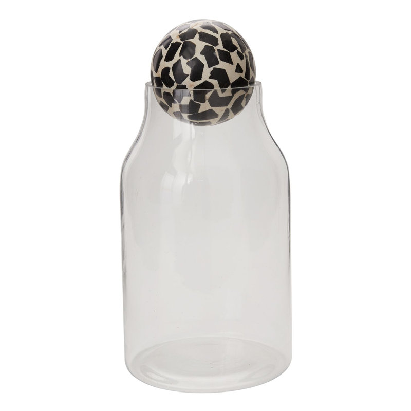 Terrarium en verre Alyssa, H 12 po x l 5,5 po x P 5,5 po