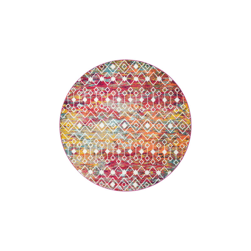 Somerville Geometric Indoor Rug, Multi, Rectangle 6' x 9'